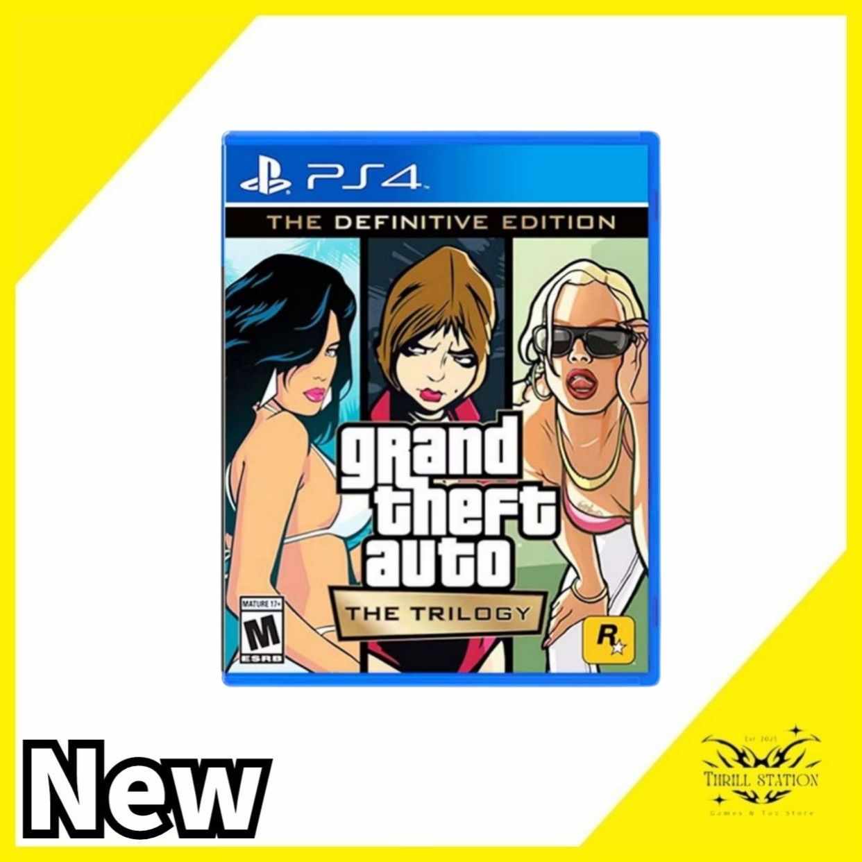 Playstation 4 Grand Theft Auto GTA The Trilogy